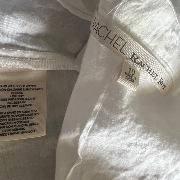 Rachel Roy size M white wrap around top - Picture 5 of 5